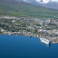 Overview of Akureyri Cruise Port