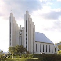 Akureyri church shore excursion Iceland